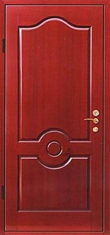 Фотография «Стальная дверь для загородного дома с отделкой МДФ шпон №25»
