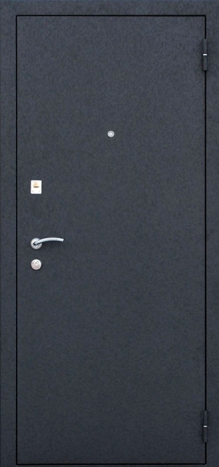 Фотография «Дверь стальная с порошковым напылением серая №47»