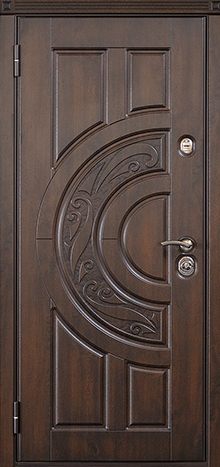 Фотография «Дверь металлическая трехконтурная массив дуба №24»