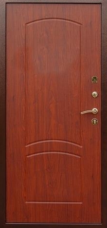 Фотография «Металлическая дверь с порошковым покрытием медный антик №99»