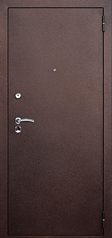 Фотография «Стальная дверь звукоизолирующая с порошковым покрытием медный антик №6»