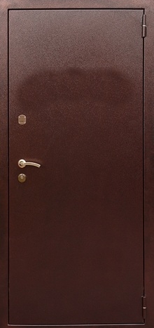 Фотография «Металлическая дверь с порошковым покрытием медный антик №99»