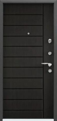Фотография «Бронированная дверь стальная с покрытием нитроэмалью серая №10»
