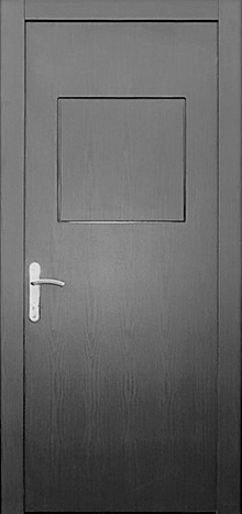 Фотография «Дверь в кассу металлическая серая №7»