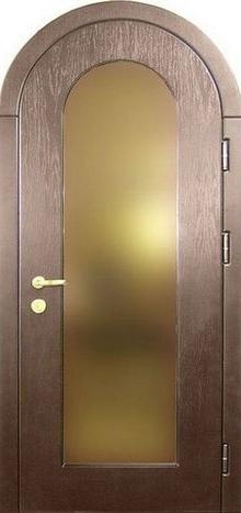 Фотография «Дверь арочная металлическая для загородного дома №3»