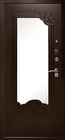 Фотография «Железная дверь с зеркалом для дачи №1»