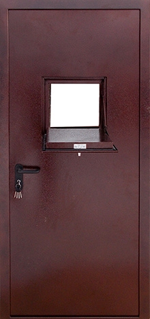 Фотография «Дверь в кассу металлическая медный антик №5»