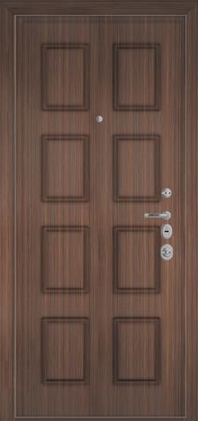 Фотография «Дверь дизайнерская железная МДФ №17»