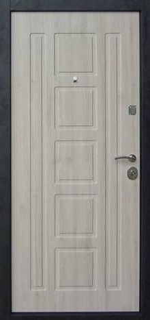 Фотография «Металлическая дверь для загородного дома с отделкой МДФ шпон №18»