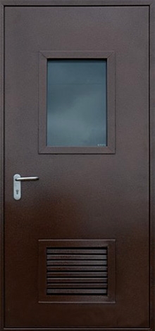 Фотография «Дверь в котельную стальная медный антик №4»