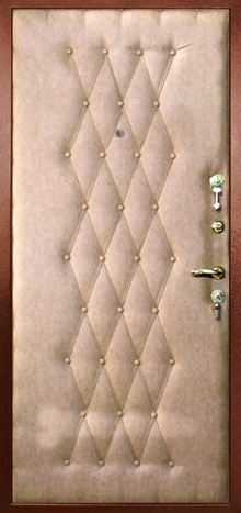 Фотография «Дверь временная металлическая с покрытием нитроэмалью №8»
