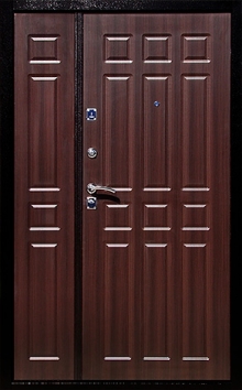 Фотография «Железная тамбурная дверь с покрытием МДФ №12»