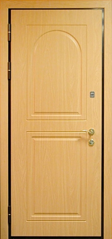 Фотография «Дверь прочная с порошковым напылением металлическая черная №33»