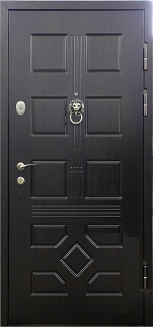 Фотография «Железная дверь МДФ серая №58»