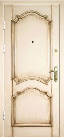 Фотография «Дверь внешняя кованная с порошковым покрытием металлическая №7»