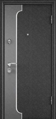 Фотография «Бронированная дверь стальная с покрытием нитроэмалью серая №10»