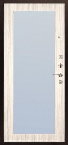 Фотография «Металлическая офисная дверь с зеркалом №13»