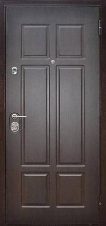 Фотография «Стальная дверь МДФ коричневая №102»