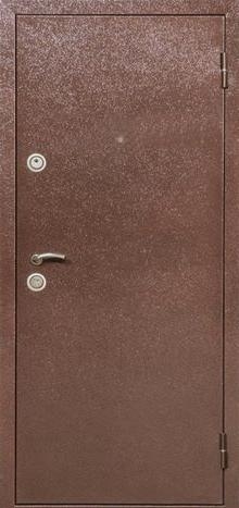 Фотография «Стальная дверь для дачи с порошковым покрытием коричневая №4»