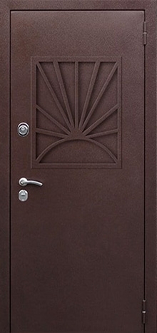 Фотография «Дверь в кассу металлическая медный антик №2»