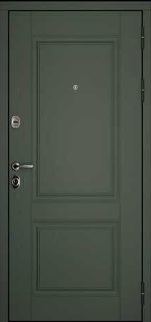 Фотография «Оригинальная железная дверь МДФ зеленая №13»