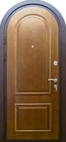 Фотография «Дверь арочная металлическая для загородного дома №3»