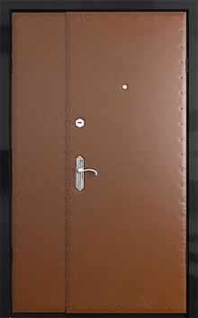 Фотография «Тамбурная стальная дверь покрытая винилискожи №1»