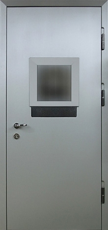 Фотография «Дверь в кассу стальная серая №8»
