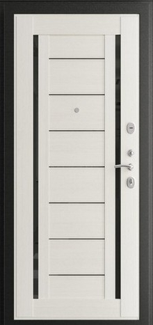 Фотография «Дизайнерская металлическая дверь МДФ №19»