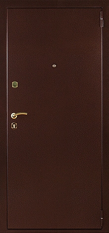 Фотография «Дверь в квартиру входная металлическая  с порошковым покрытием медный антик №5»